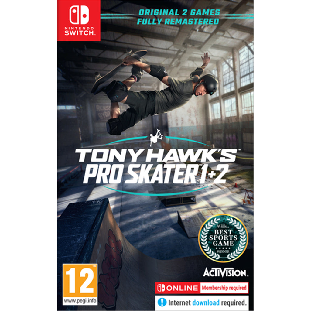 Tony Hawk's Pro Skater 1 and 2 